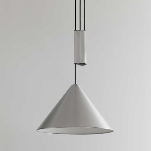 Compass Pendelleuchte höhenverstellbar | brushed alu