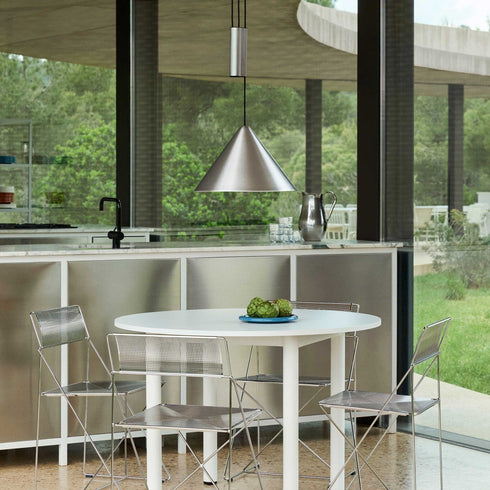 Compass Pendelleuchte höhenverstellbar | brushed alu