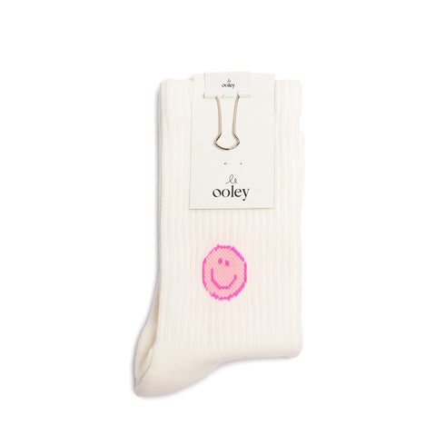 Street Mood Socken | Smiley Pink