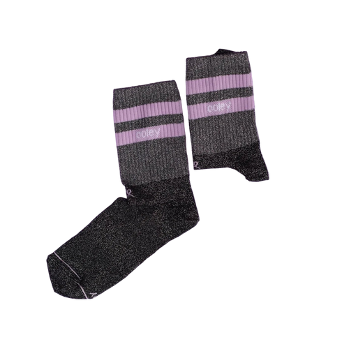 Electra Glitter Socken | silver glam