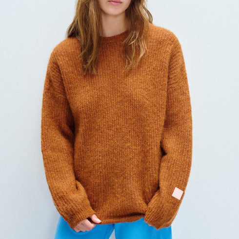 Pullover East | orange meliert