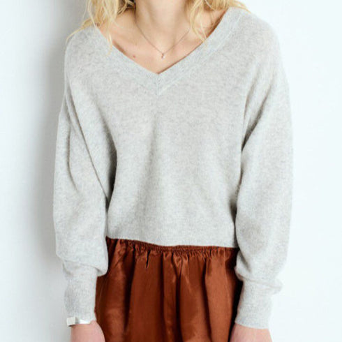 Pullover Raxow | hellgrau meliert