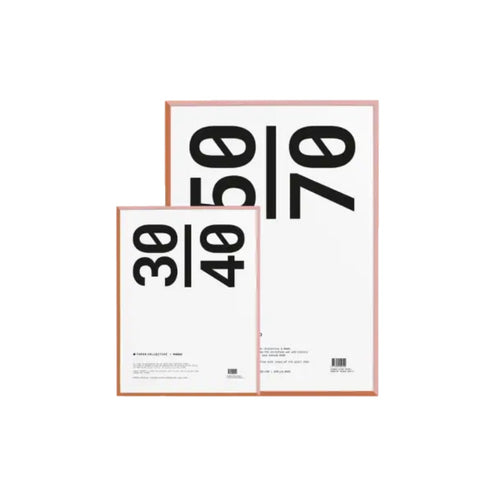 Bilderrahmen (Acrylglas) | pink/orange