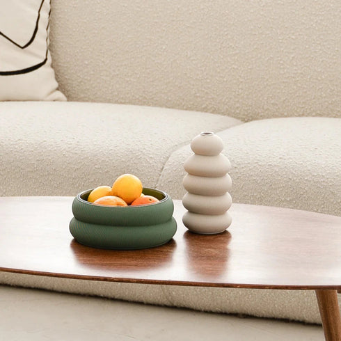 3D Vase Peak klein | taupe