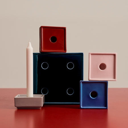 Kerzenständer Mattone S | rot