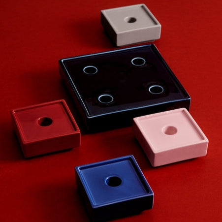 Kerzenständer Mattone S | light-pink