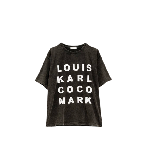 T-Shirt | washed-black