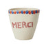 Handbemalter Becher | Merci