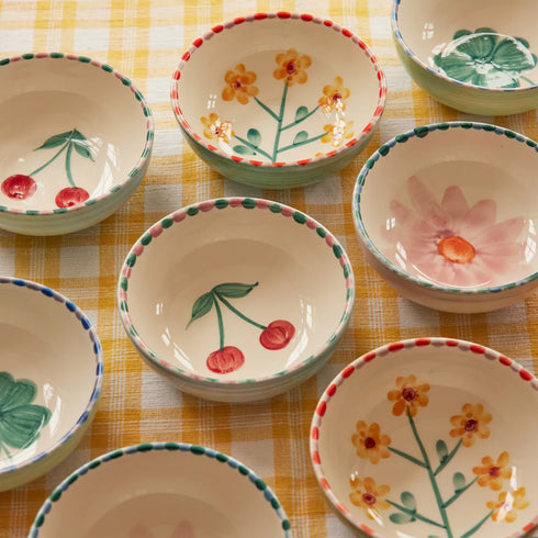 Handbemalte Schüssel | Cherry