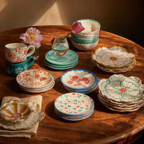 Handbemalter Becher | Flower Vine