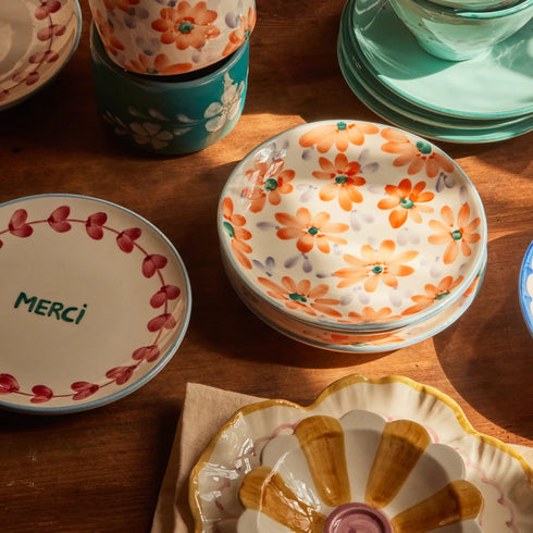 Handbemalte Teetasse | Flower Vine