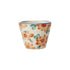Handbemalter Espresso Becher | orange Flowers