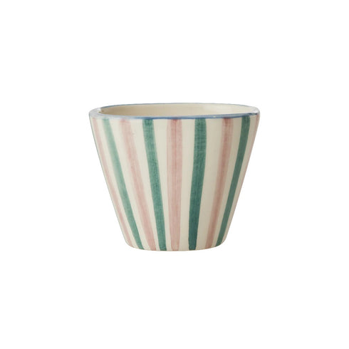 Handbemalter Espresso Becher | Stripes
