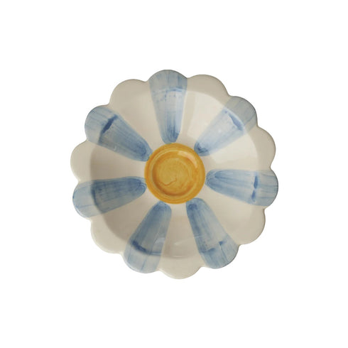 Handbemalte Schale | blue Flower