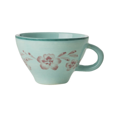 Handbemalte Teetasse | Flower Vine