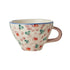 Handbemalte Teetasse | pink Flowers