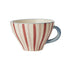 Handbemalte Teetasse | Stripes