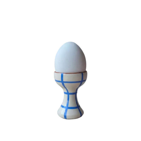 Eierbecher | Grid blau