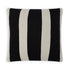 Kissen 50x50cm | gestreift schwarz