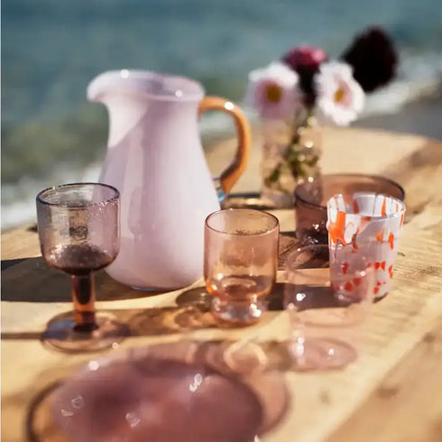 Glas Krug | lilac caramel