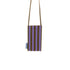 Handy Pouch knitted stripes | sunset lilac & costa green