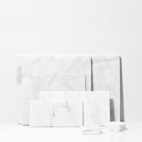 Tablett weisser Marmor | klein