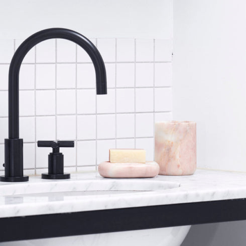 Seifenablage Marmor | rosa