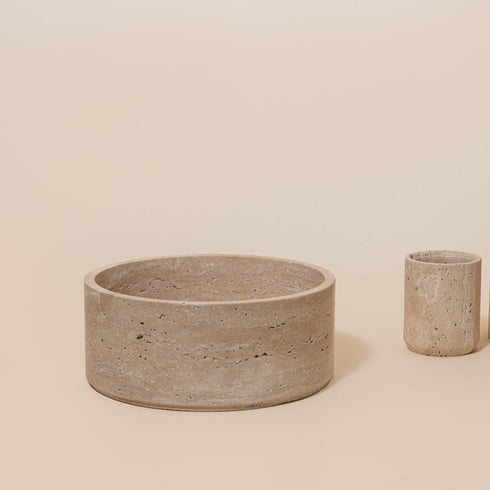Becher Travertine | Ø 8cm