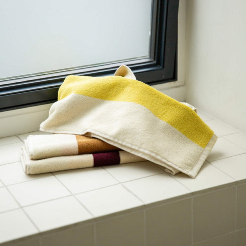 3er Set Gästehandtücher | pink, blau, braun