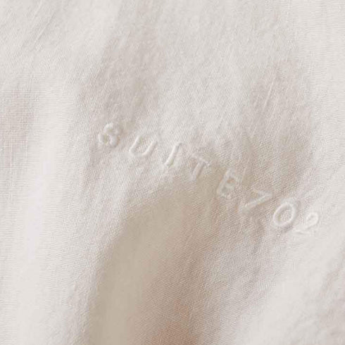 Bademantel Leinen | Ecru