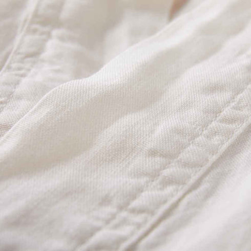 Bademantel Leinen | Ecru