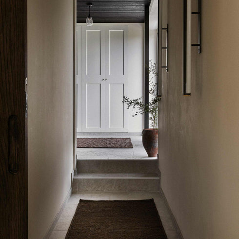 Sumak Hanf Teppich schwarz | 3 Grössen