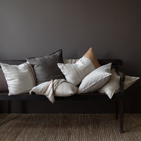 Leinenkissen 50x50cm | olive