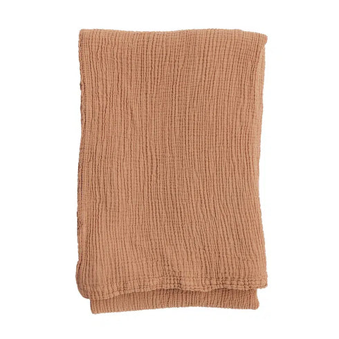 Decke Musselin 190x260cm | terracotta