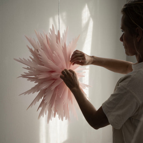 Papierstern LIZ Ø50cm | blush
