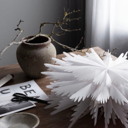 Papierstern LIZ Ø50cm | weiss