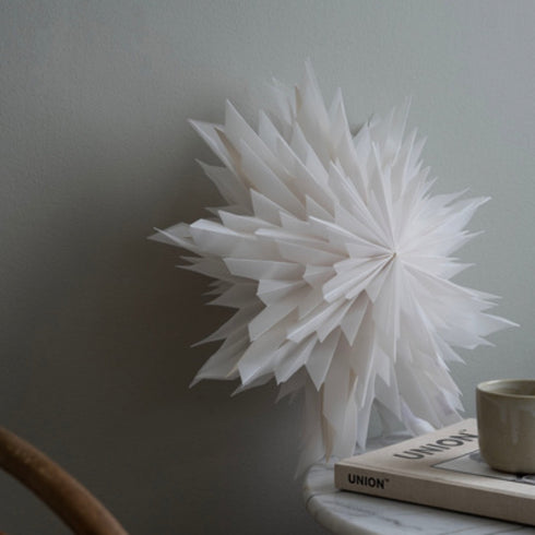 Papierstern OSLO Ø44cm | weiss