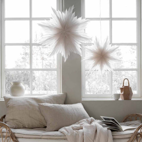 Papierstern OSLO Ø44cm | weiss