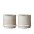 Blumentopf Ariana ecru | 2 Grössen