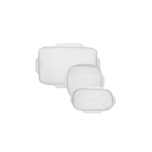 Silikondeckel rechteckig | 3-er Set