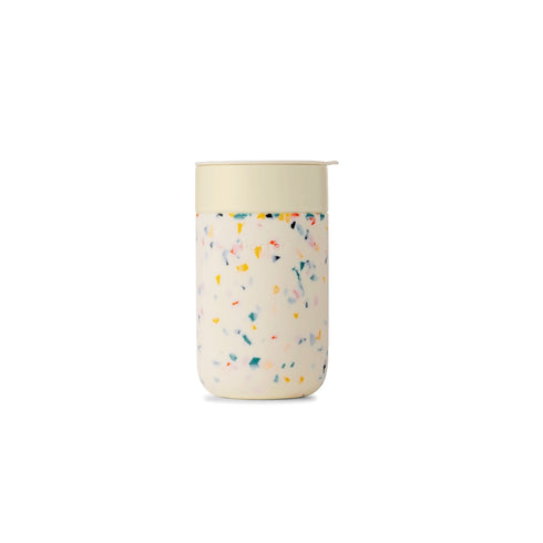 Keramik Isolier-Becher 480ml | terrazzo creme
