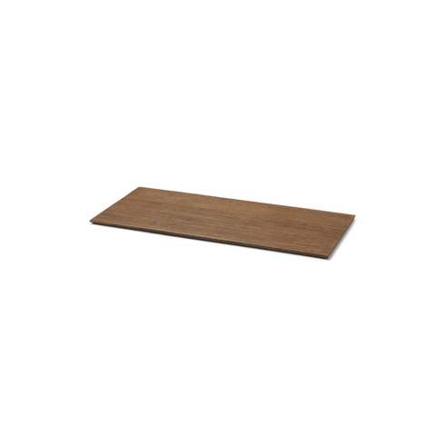 Deckel für Pflanzenbox Large | Sitzbank Smoked Oak