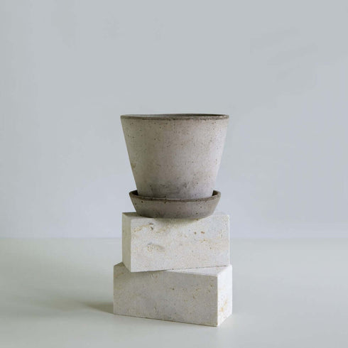 Blumentopf Julie | grau