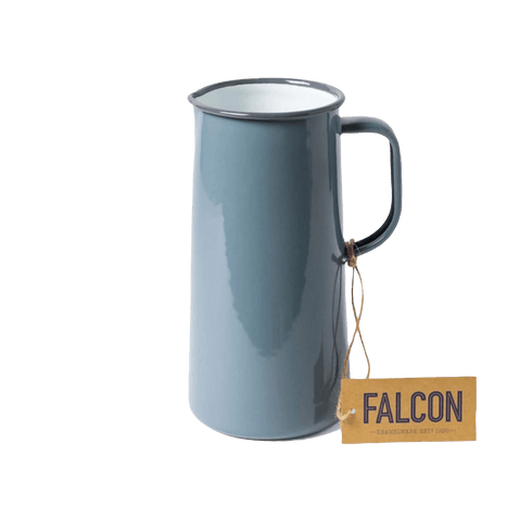 Emaille-Krug (1700 ml) | blau-grau