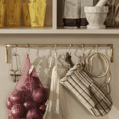 Hale Ofenhandschuh | sand/schwarz | rechte Hand