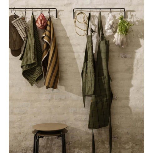 Hale Topflappen (2er Set) | sand/schwarz