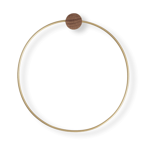 Handtuchhalter rund | Messing