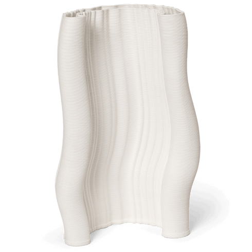 Moire Vase | Off-White