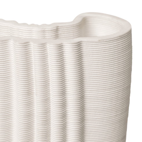 Moire Vase | Off-White