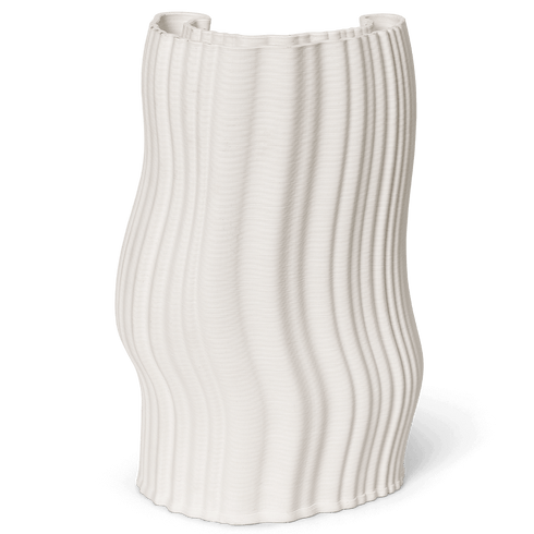 Moire Vase | Off-White